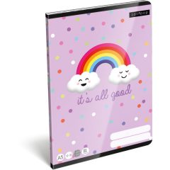 Füzet A/5 Rainbow, Lizzy Card 14-32 I. osztályos vonalas