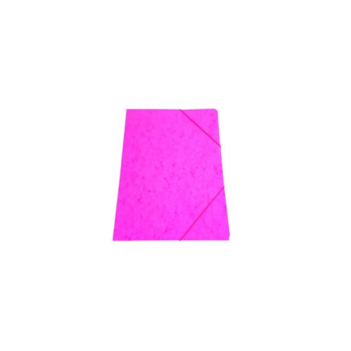 Gumis mappa A/4  karton Prespán, Rózsaszín