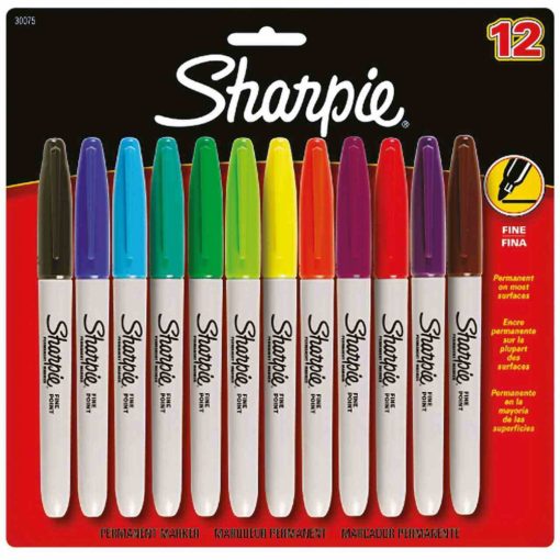 SHARPIE Fine Permanent marker készlet 12db