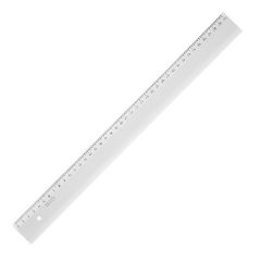 Vonalzó műanyag egyenes 40cm