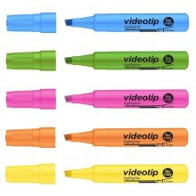 ICO szövegkiemelő Videotip 1-4mm, Fluor narancssárga