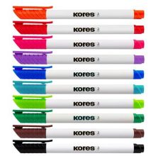 KORES tábla és flipchart marker, K-Marker 10db, 1-3 mm, kúpos