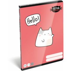Füzet A/5 Kit Tok II, Lizzy Card 27-32, négyzethálós