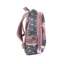 Iskolatáska szett PASO Balerina Gray, Princess