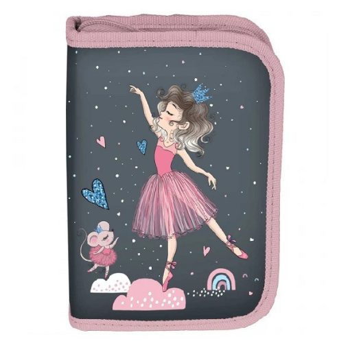 Iskolatáska szett PASO Balerina Gray, Princess
