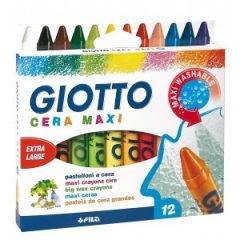 GIOTTO zsírkréta 12db MAXI, Jumbo