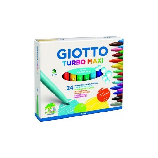 GIOTTO filckészlet 24db Turbo Color Maxi, jumbo