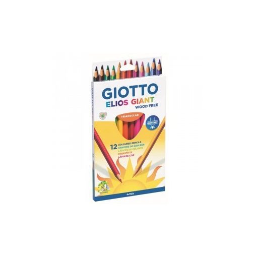 GIOTTO Elios színesceruza 12db-os háromszögletű Maxi, jumbo