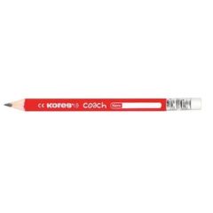 KORES HB grafitceruza radírral vastag, coach