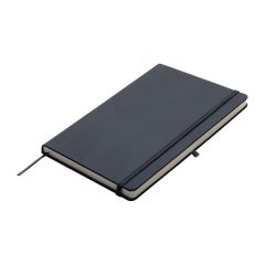 Notesz A/5, gumipánttal, fekete