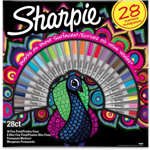 SHARPIE Fine+Ultra Fine Permanent marker készlet 28db