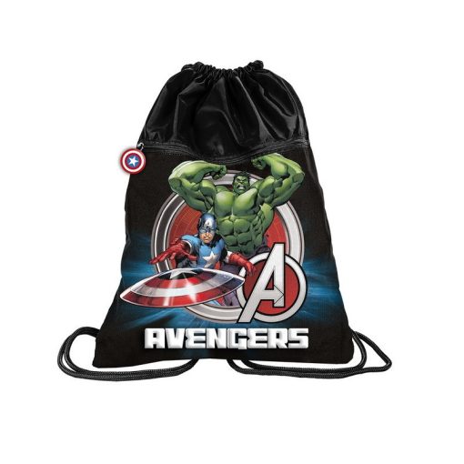 Iskolatáska szett Paso, Avengers, Bosszúállók, tolltartóval és Prémium tornazsákkal