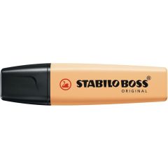   Szövegkiemelő STABILO BOSS pasztell vágott, 2-5mm, fakó narancs 