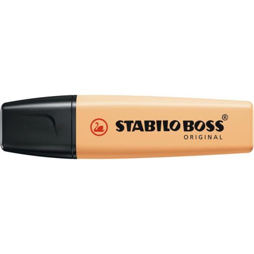 Szövegkiemelő STABILO BOSS pasztell vágott, 2-5mm, fakó narancs 