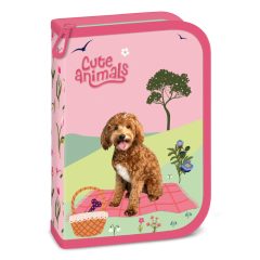   ARS UNA töltött tolltartó kihajtható írószertartóval Cute Animals, Doggie