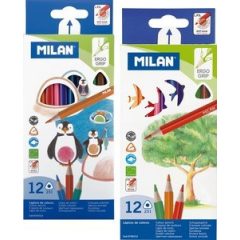 MILAN színesceruza 12db-os, 231,  háromszögletű 