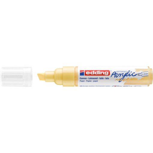 EDDING 5000 AKRIL MARKER B (5-10 MM), Pastel Yellow