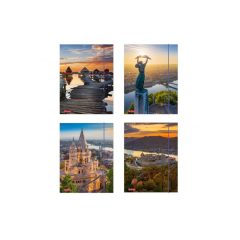 HERLITZ gumis mappa A/5 vegyes minta, City
