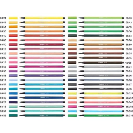 Filctoll STABILO Pen 68, Mély szürke 97