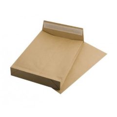 Boríték TB4 szilikonos talpas tasak barna 250x353mm, 10db