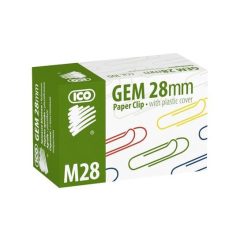 ICO Gemkapocs 28 mm-es színes, 100 db/doboz