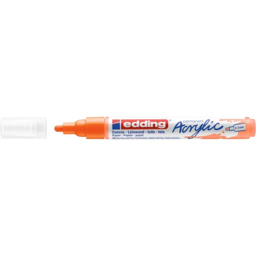 EDDING 5100 AKRIL MARKER B (2-3 MM), Neon Orange