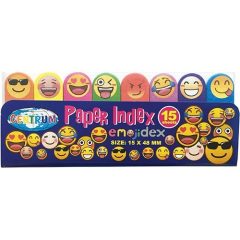 Jelölőcimke 15x50mm 8x15 lap/csomag, Emoji