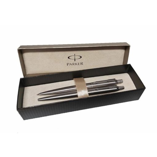PARKER Jotter rozsdamentes acél golyóstoll+mechanikus ceruza szett