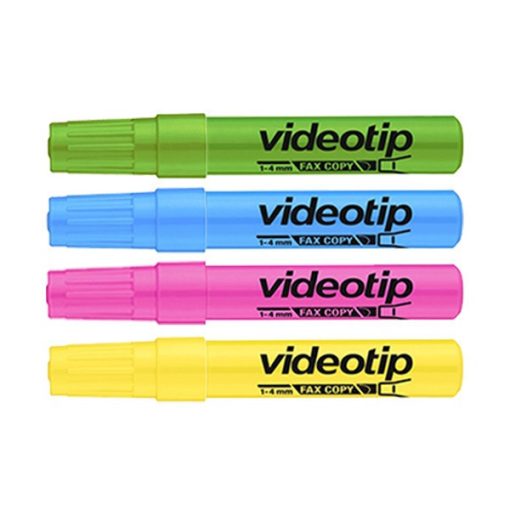 ICO szövegkiemelő Videotip 1-4mm, Fluor sárga