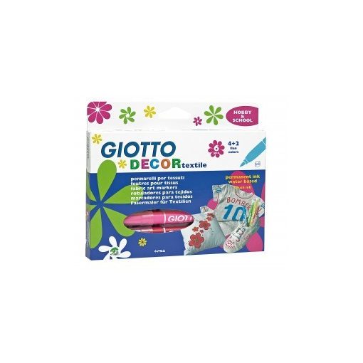 GIOTTO Decor textilfilc készlet 6db 
