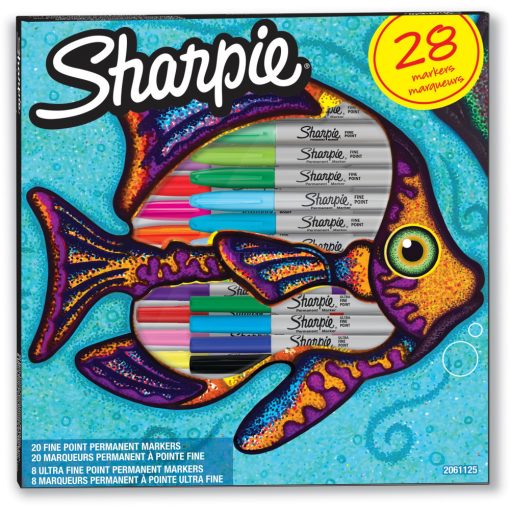 SHARPIE Fine+Ultra Fine Permanent marker készlet 28db