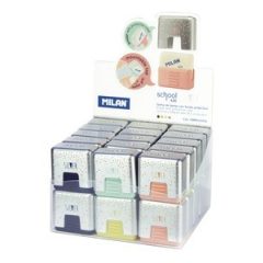 Milan radír 430 Silver, védőtokkal