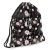 ARS UNA Hátizsák Ergonomikus iskolatáska szett, Flowery Black, 3 részes