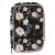 ARS UNA Hátizsák Ergonomikus iskolatáska szett, Flowery Black, 3 részes