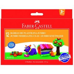 Faber-Castell gyurma színes, Jumbo 12db
