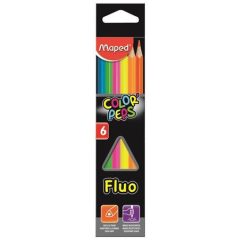 MAPED Color'Peps színesceruza 6db Fluo