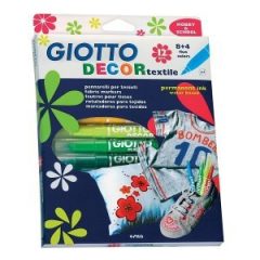 GIOTTO Decor textilfilc készlet 12db 