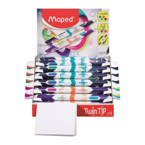 MAPED Golyóstoll Twin Tip 4 színű