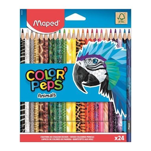MAPED Color'Peps színesceruza 24db animals