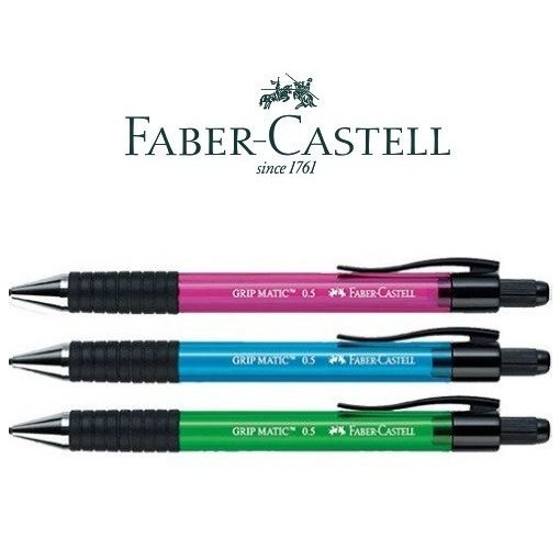 FABER-CASTELL Grip Matic nyomósiron 0.5 kék