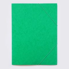 Gumis mappa A/4  karton Prespán, Zöld
