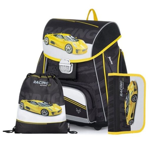 Iskolatáska szett IM, Oxybag, Racing, Versenyautó, 3db-os