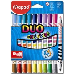   MAPED Color'Peps 10db duo kimosható filctoll (20 szín)