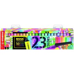   Szövegkiemelő készlet STABILO BOSS 23db jubileumi asztali készlet