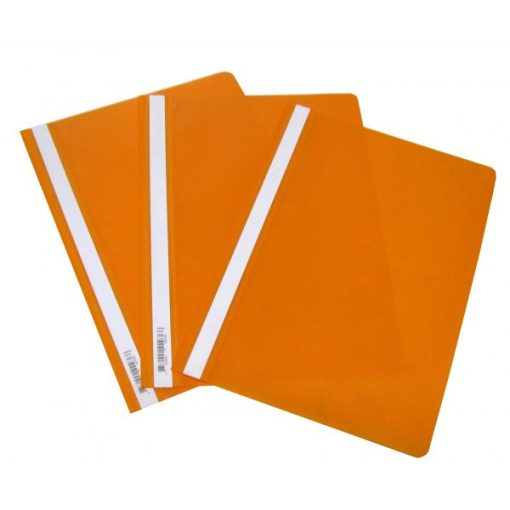 Gyorsfűző A/4 PP, narancssárga, 10db