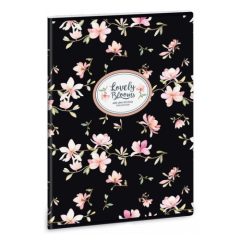   ARS UNA Magnolia füzet A/4 40 lapos kockás, négyzethálós