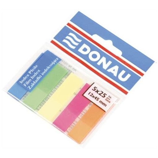 Jelölőcimke DONAU 45x12mm 5x25 cimke/csomag