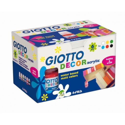 GIOTTO akrilfesték 6db 25ml