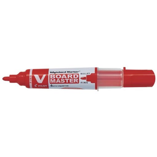 Táblamarker, 2,2-5,2 mm, vágott, PILOT "V-Board Master, PIROS