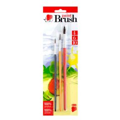   ICO Süni Ecsetkészlet 3db-os  ( 4, 6, 10 méretenként 1-1db)